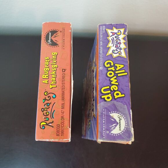 A Rugrats Thanksgiving & All Growed Up (2 VHS) UNTESTED - Picture 6 of 12
